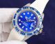 Swiss Quality Replica Rolex Submariner Blue Dial Diamond Bezel Blue Strap (3)_th.jpg